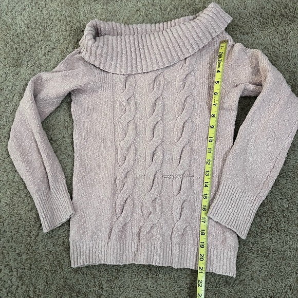 Free People Cowl Neck Sweater - Light Pink - Picture 4 of 6